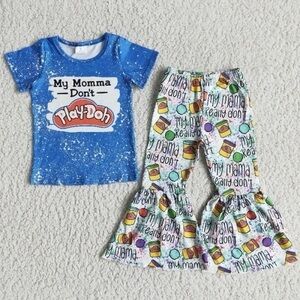 Girls play dough custom outfit